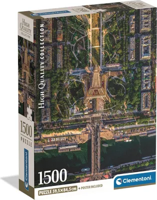 Image de Puzzle CLE 1500 Compact Survol de Paris 31742
