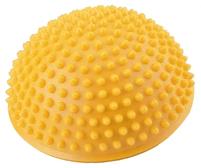 Image de PVC gonflable demi-boules de yoga Point de massage Fitball Exercices formateur Fitness Balance Ball