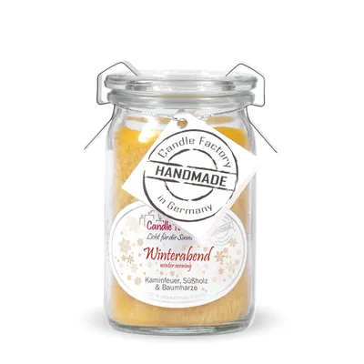 Produktbild von Candle Factory Baby Jumbo Winterabend Duftkerze Dekokerze 308147
