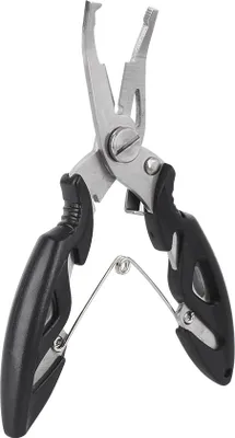 Image de Pince à pêche Ciseaux à anneaux fendus Coupe fil Hameçons Sac de pêche Noir