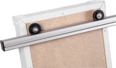 Produktbild von EICHNER Wandschienen silber für EICHNER Plantafel Flexo-Board