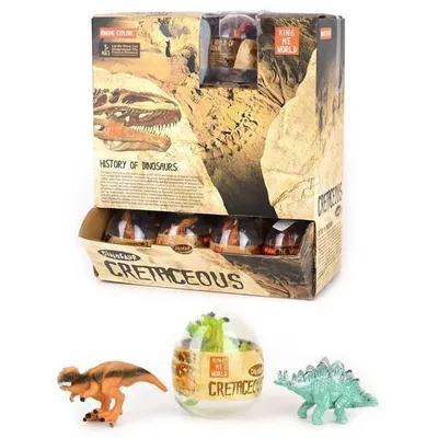 Immagine prodotto di Statuette di dinosauro in uovo 8 cm (32 pezzi)