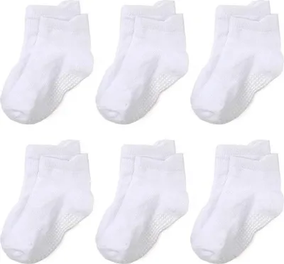 Produktbild von Set mit 6 Paar Kindersocken, rutschfeste Fußsocken aus ABS-Baumwolle, Größe L, 3 - 5 Jahre