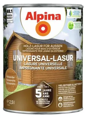 Produktbild von Alpina Universal-Schutz Palisander 2,5 Liter seidenmatt