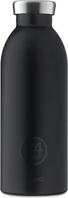 Produktbild von 24Bottles Clima, 500 ml, Tägliche Nutzung, Fitness, Wandern, Schwarz, Edelstahl, Erwachsener, Edelstahl