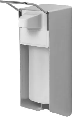 Produktbild von Famanu Aluminium Desinfektions- und Seifenspender zur Wandmontage - 500 ml