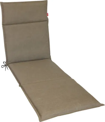 Produktbild von Herlag Liegenauflage Bea für Gartenliege 190x60x4,5cm Taupe Wasserabweisend mit Fleckschutz-Ausrüstung