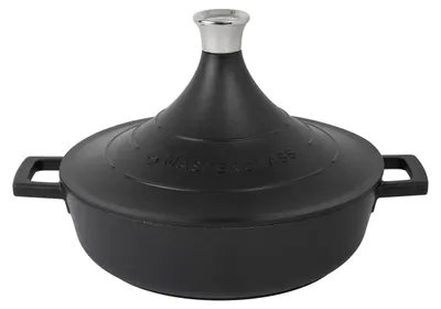 Productafbeelding van MasterClass Tajine, gietijzer, 28 cm, zwart