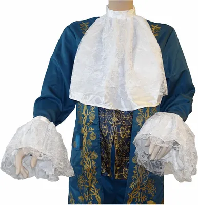 Produktbild von spitzenarmteile mit Jabot uni Einheitsgröße weiß