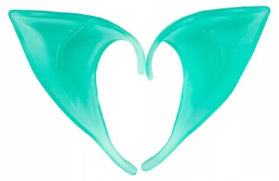 Produktbild von PartyPal Leuchtende Fluoriszierende Elfenohren für Halloween & Karneval