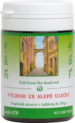 Zdjęcie produktu dla 070 Wyjście ze ślepego zaułka (WU MEI WAN), 100 tbl (Wrzody żołądka)