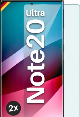 Produktbild von Glas Schutzfolie für Samsung Galaxy Note20 Ultra5G, Stückzahl:2er Set