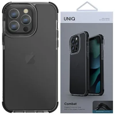 Zdjęcie produktu dla Uniq Etui Combat Iphone 13 Pro / 13 6,1" Czarny/Carbon Black
