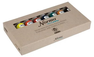 Produktbild von Schmincke NORMA Blue Kartonset, 8 x 35 ml