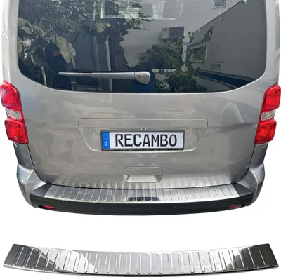 Produktbild von Chromowana osłona zderzaka ze stali nierdzewnej odpowiednia dla Citroen Spacetourer | BJ od 2016&gt;