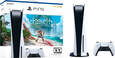 Produktbild von Sony PlayStation 5 PS5 Disc Konsole inkl. Horizon Forbidden West