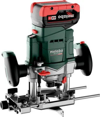 Zdjęcie produktu dla Metabo Frezarka Górnowrzecionowa Ofv 18 Ltx Bl 12 W Walizce Metabox 340, Z Ładowarką Asc 145 + 2 Akumulatory Lihd 18 V / 5,5 Ah