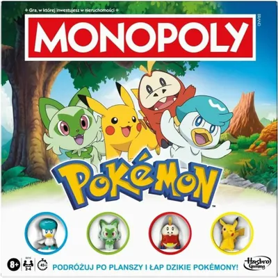 Produktbild von Hasbro Monopoly Pokémon Brettspiel (polnische Ausgabe)