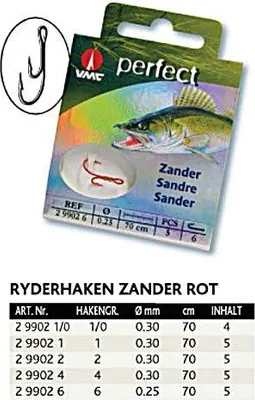 Immagine prodotto di VMC Zander Ryder 9902 doppio amo leader 70cm #2