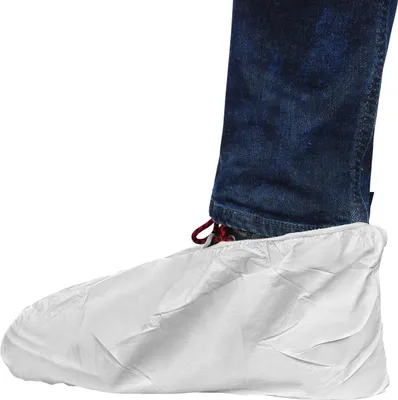 Produktbild von ProSafe® 2 Überschuh, niedrige Version, 36x16 cm,  Gummizug,antistat.,weiss,CEKAT.III,PB6BVE: 400 Stk | Packung (50 Stück)