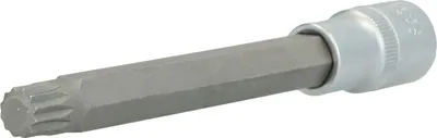 Produktbild von Brilliant Tools 1/2" Vielzahn-Bit-Stecknuss, 140 mm lang