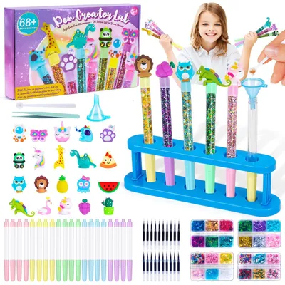 Immagine prodotto di Set di pennarelli fai-da-te - 20 pezzi con oltre 68 accessori per bambini creativi