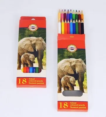 Obrázok produktu pre Koh-i-noor Školské pastelky Zvieratká Sada 18 ks