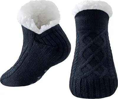 Produktbild von Kuschelsocken Damen Herren, Dicke Flauschige Socken mit Greifern, Weiche Warme Winter Hüttensocken Haussocken Stoppersocken, Frauen Geschenk Geburtstag, EU 39-42, 1 Paar