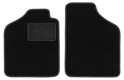 Immagine prodotto di Tappetini anteriori in moquette per Fiat Uno 1983-2001 (hatchback) – 2 pezzi, neri, su misura – Wielganizator LUX