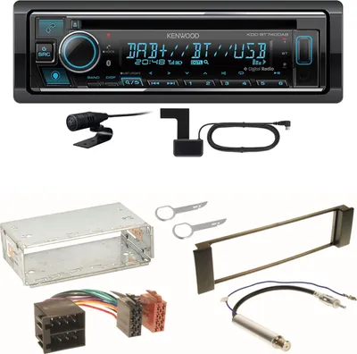 Produktbild von Kenwood KDC-BT740DAB Digitalradio USB CD Einbauset für Seat Leon Toledo 1M