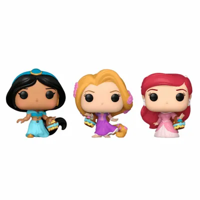 Produktbild von Disney Pocket POP! Vinyl Figuren 3er-Pack Disney Princess R/A/J 4 cm