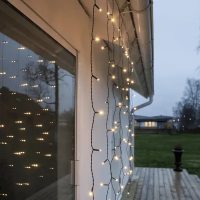Zdjęcie produktu dla Kurtyna LED 1,3m x 2m biała ciepła 3000k