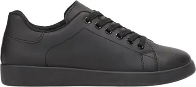 Produktbild von Damen Kunstleder Turnschuhe Schnürung Sneaker Freizeitschuhe Oliver Schwarz Gr.38