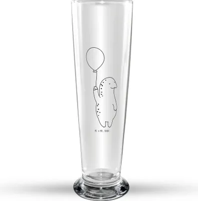 Produktbild von Mr. & Mrs. Panda Bierglas Schildkröte Luftballon - Transparent - Geschenk, Glasbierglas, Glasbecher, Trinkglas, Bier Glas, Motivation, Jahrmarkt, Motivationsspruch
