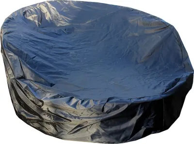 Produktbild von Mucola Schutzhülle Gartenmöbel Abdeckplane Abdeckhaube Garnitur Couch Sofa Tisch Wetterfest Schwarz - Sonneninsel 182x76