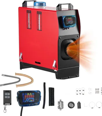 Obrázok produktu pre Dieselový ohrievač vzduchu parkovací ohrievač 8kW 12-24V - Ohrievač vzduchu s LCD spínačom - Parkovací ohrievač do auta