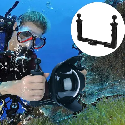 Obrázek produktu pro Duální rukojeť, stabilizátor, rig, potápěčské pouzdro pro podvodní fotoaparát, držák pouzdra pro Nikon