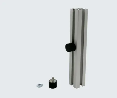 Produktbild von Anschlagpuffer Nut 8 für Aluminiumprofile- inkl. Verschraubung