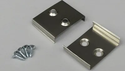 Produktbild von PROVISTON | Befestigungsclips | Für LED Aluminiumprofil | Led-Beleuchtung | Indirekte Beleuchtung | LED Leisten | 2 Stück