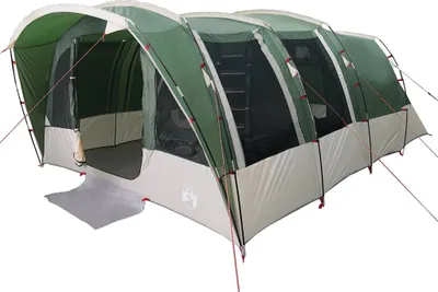 Immagine prodotto di vidaXL Tenda familiare a tunnel 8 persone Verde Impermeabile