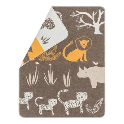 Produktbild von FUSSENEGGER Babydecke Dschungel90x70 braun 623620 9007213185600
