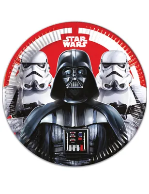 Produktbild von Star Wars Final Battle Partyteller Lizenzware 8 Stück bunt 23cm