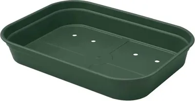 Produktbild von elho green basics grow tray M, Blumenkübeluntersetzer, Polypropylen, Grün, 360 mm, 265 mm, 63 mm
