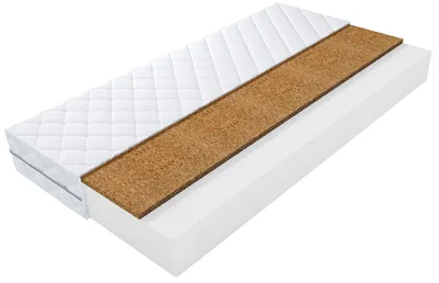 Produktbild von Matratze 90x200 cm COCO 14 cm Kokos Schaumstoff H3/H4 mittelfest T25 Komfort Schlafmatratze