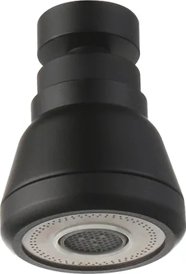 Produktbild von 360 ¡ã drehbarer Hahnkopf-Wasserhahn-Verlaengerung, spritzwassergeschuetzter Kuechenhahn-Sprueher mit 3 Modi, wassersparender Wasserhahnkopf aus schwarzem Kupfer