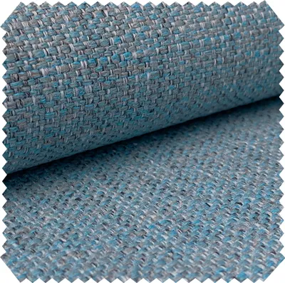 Produktbild von novely® MUDAU - Grob Gewebter Polsterstoff - Melierter Möbelstoff mit Flachgewebe - Pflegeleichte Meterware 1lfm - Farbe: DH-72 Himmelblau Grau