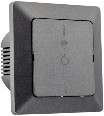 Produktbild von MILOS WiFi Rollladensteuerung Anthrazit Android + iOS- App,Alexa/Google tauglich