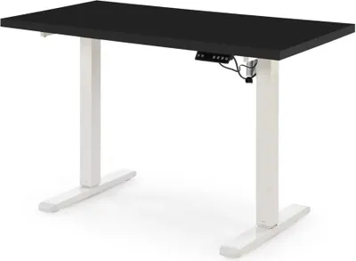 Obrázek produktu pro Psací stůl B54 120x60cm černý/bílý s nastavitelnou výškou