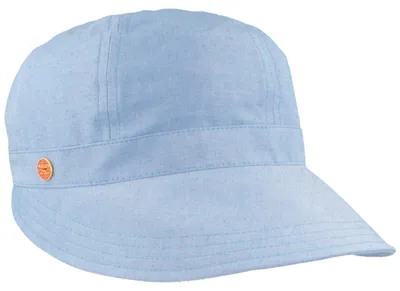 Mayser knautschbare Schildkappe Amy mit UV-Schutz 80 in blau