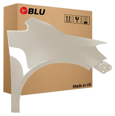 Productafbeelding van BLU Spatbord geschikt voor VW Volkswagen Golf VI+ / Golf 6 PLUS LR7L Rechts Zilver SilberLeaf | 2009-2013 | Voorzijde | Gelakt | Montageklaar